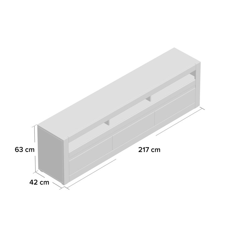 Zipcode Design Luann TV Stand for TVs up to 88 & Reviews Wayfair.co.uk